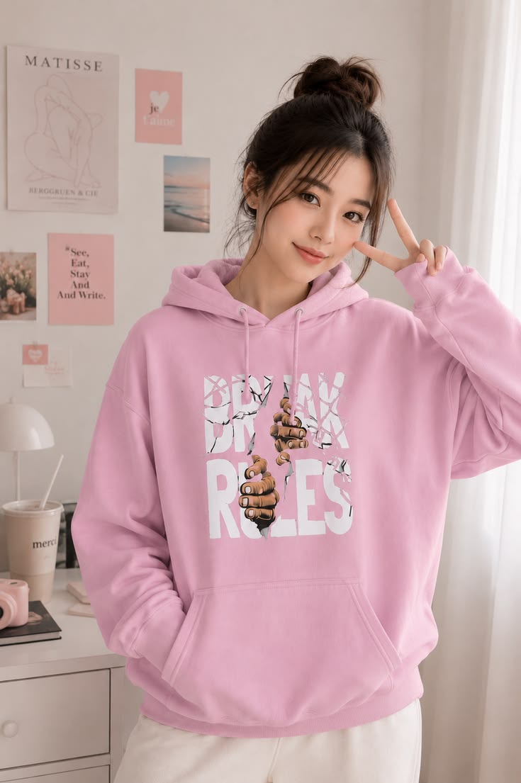 BREAK RULES GIRLS PREMIUM HOODIE