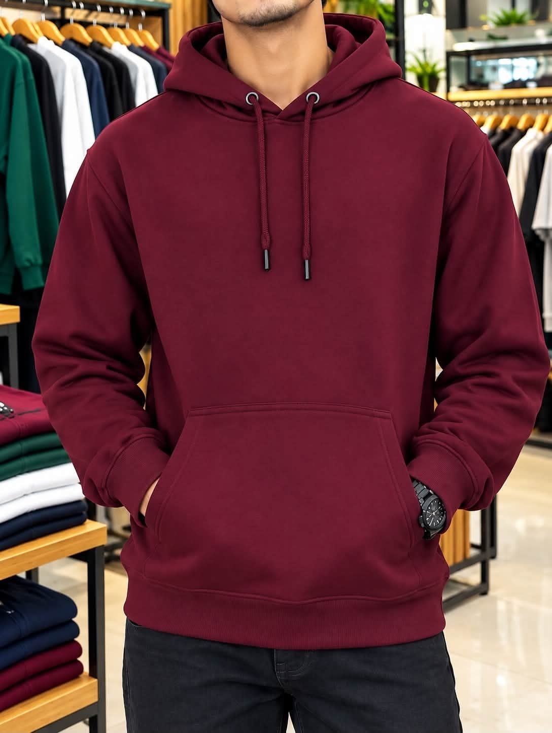 Premium Quality Solid Hoodie